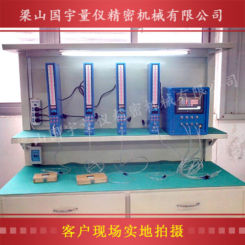 中文屏顯電子柱氣動量儀、電箱客戶現(xiàn)場實拍